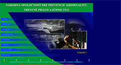 Desktop Screenshot of crime-justice.sk